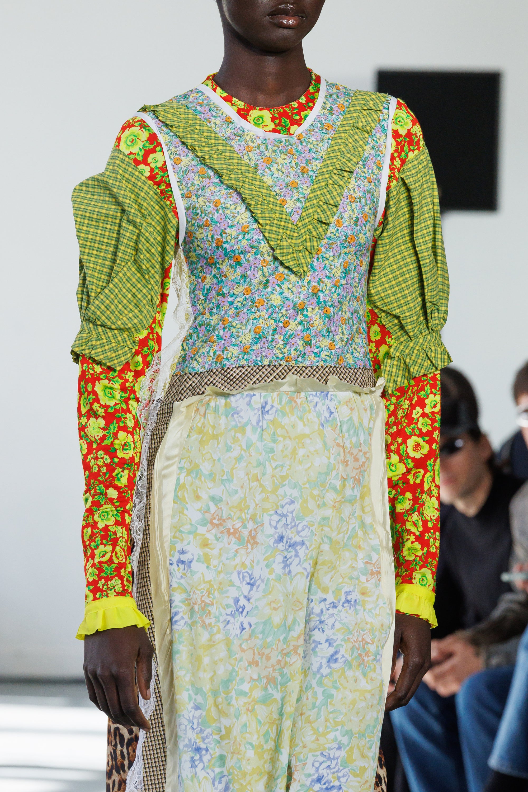 DRESS PATCHWORK ALL-IN