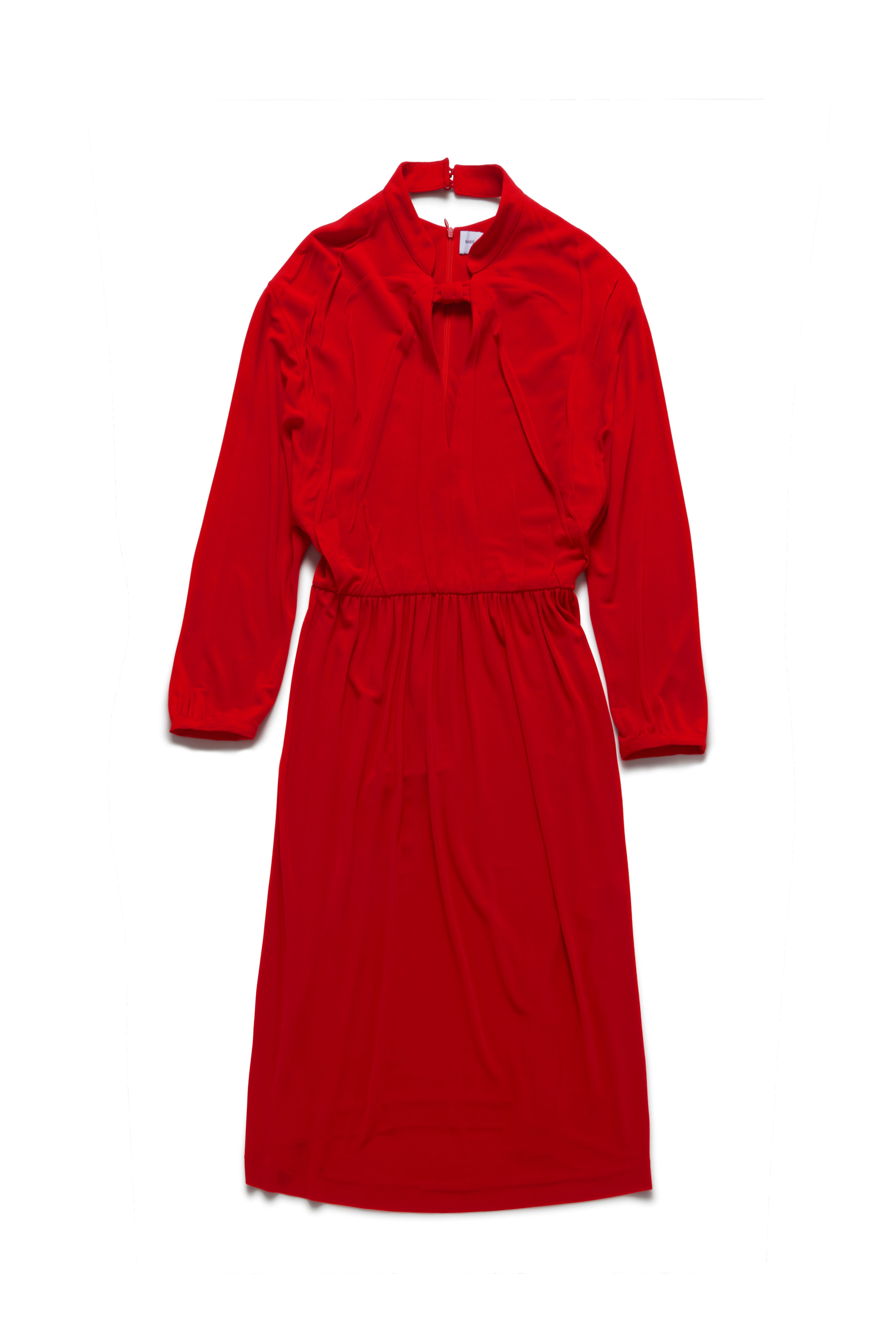RED FLAT DRESS