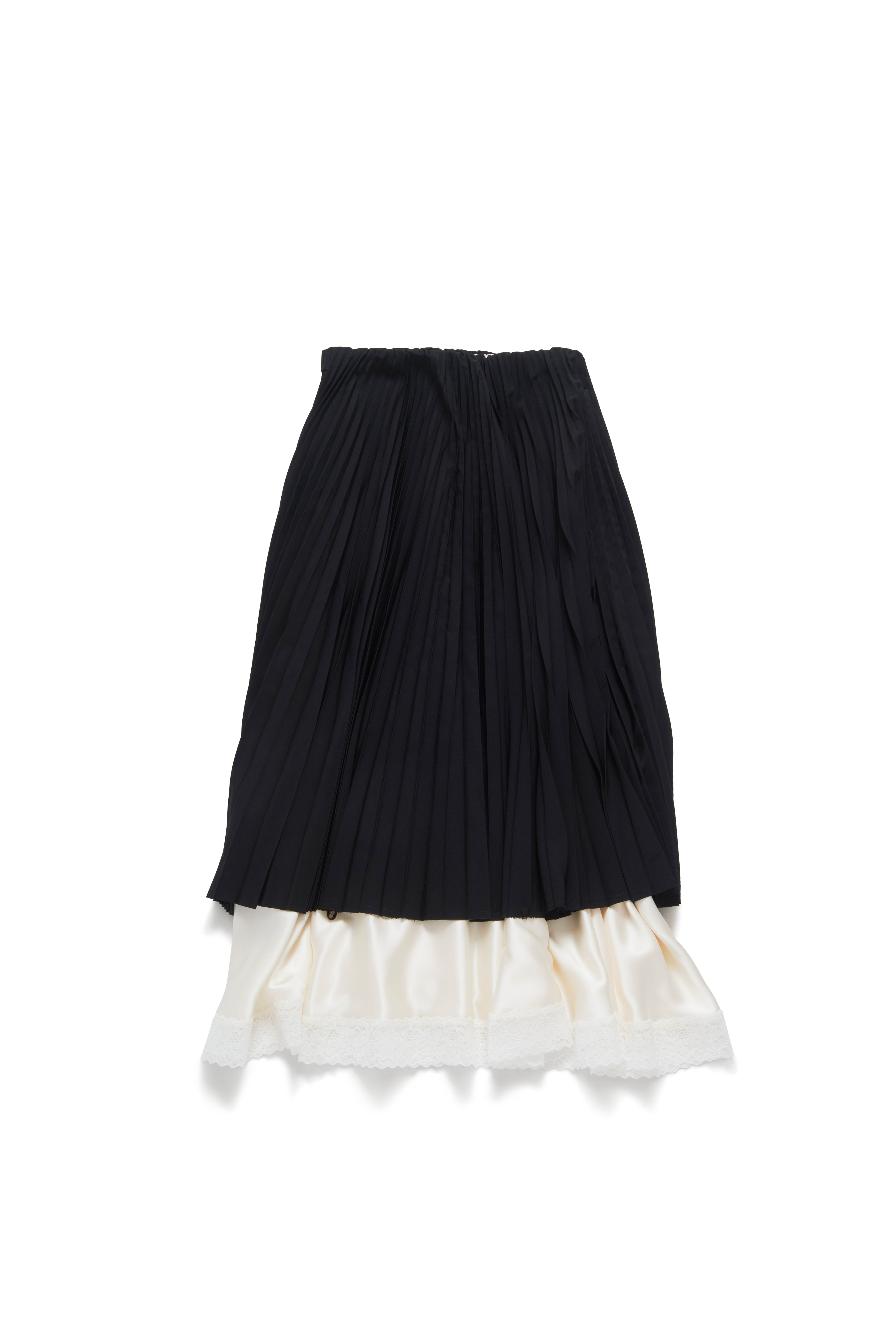 DOUBLE SKIRTS PLEATED